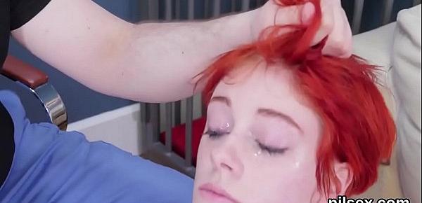  Kinky girl was brought in anal asylum for awkward therapy
